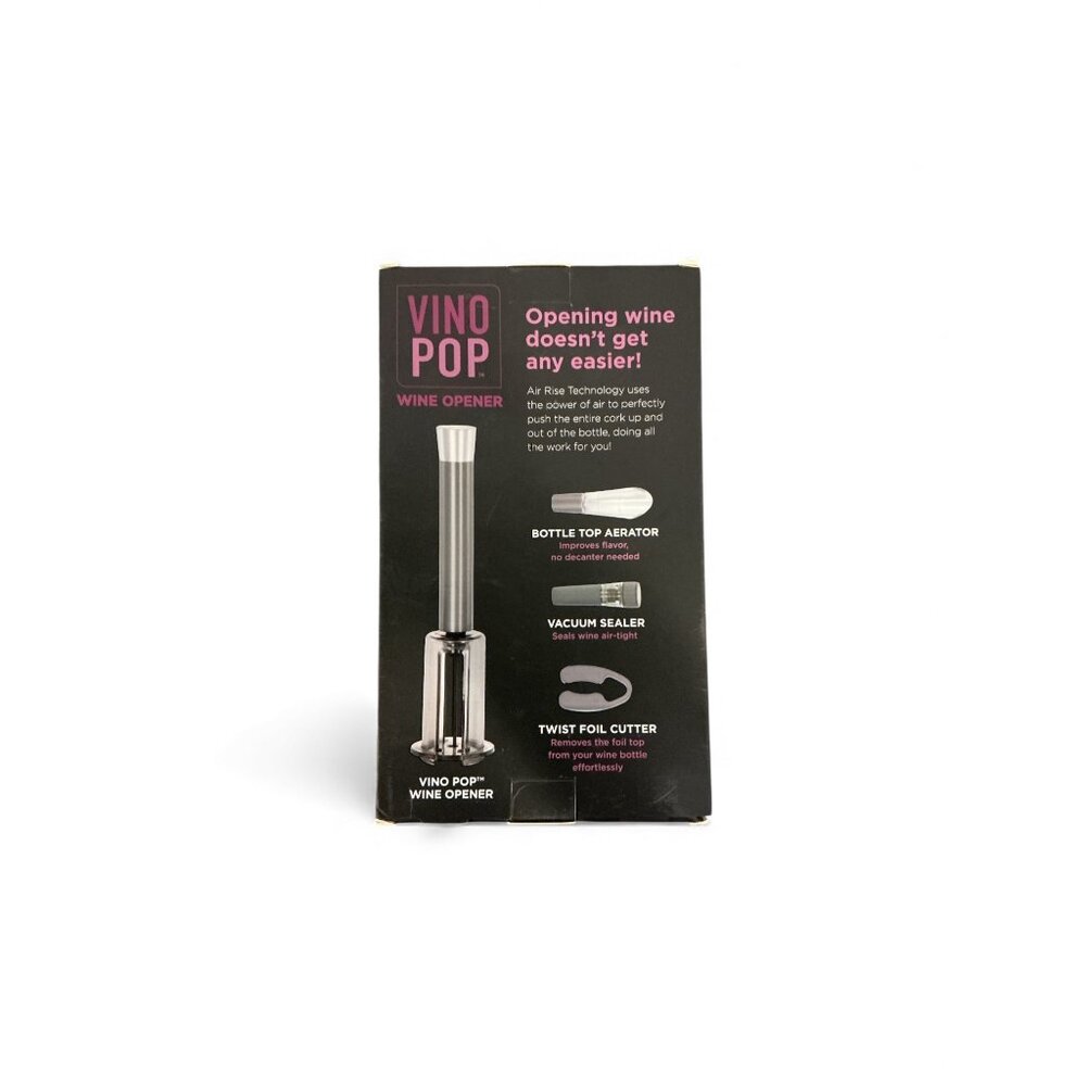 Vino Pop Wine Opener Kit With Air Rise Technology & Accessories‎ - Picture 3 of 3